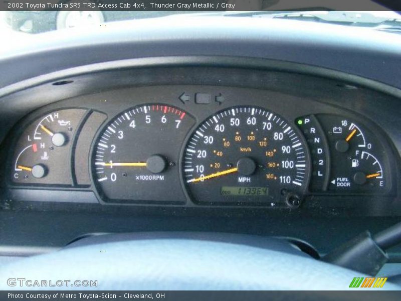 Thunder Gray Metallic / Gray 2002 Toyota Tundra SR5 TRD Access Cab 4x4