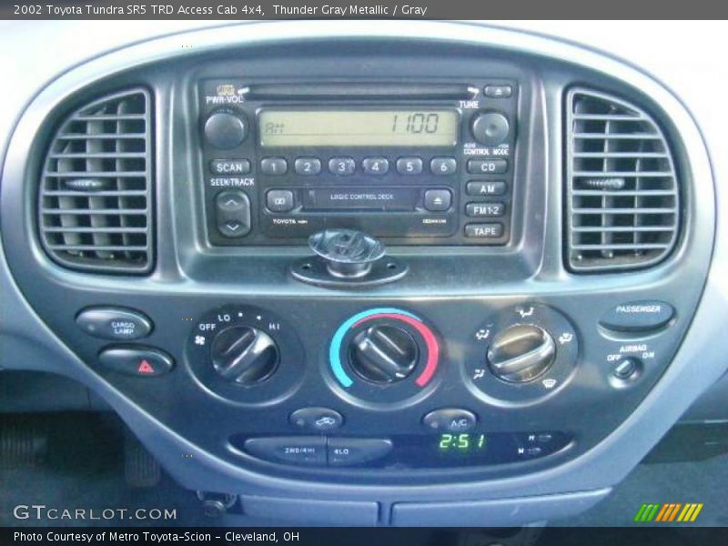 Thunder Gray Metallic / Gray 2002 Toyota Tundra SR5 TRD Access Cab 4x4