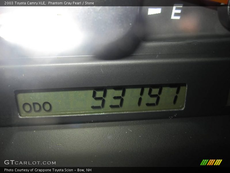 Phantom Gray Pearl / Stone 2003 Toyota Camry XLE