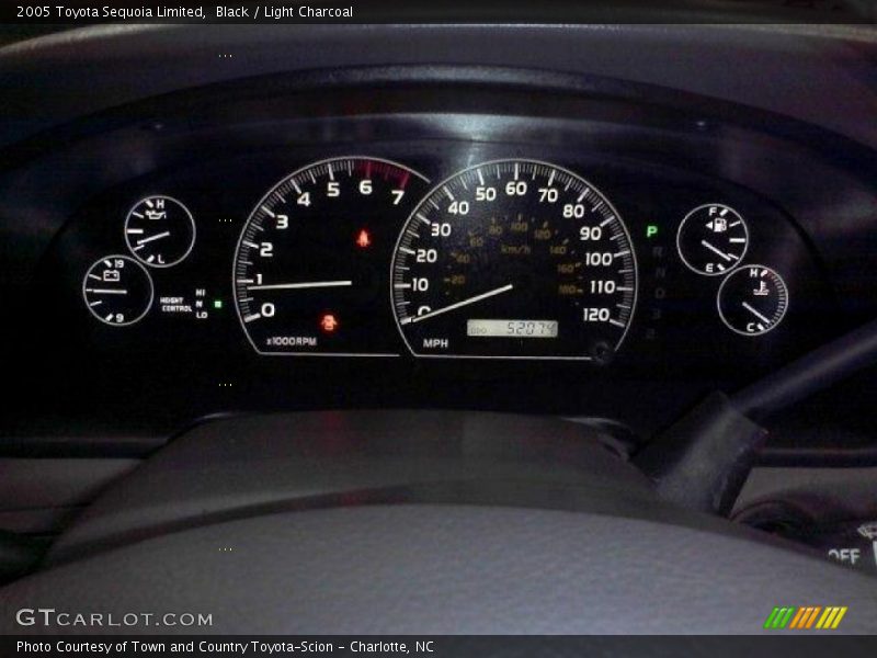 Black / Light Charcoal 2005 Toyota Sequoia Limited