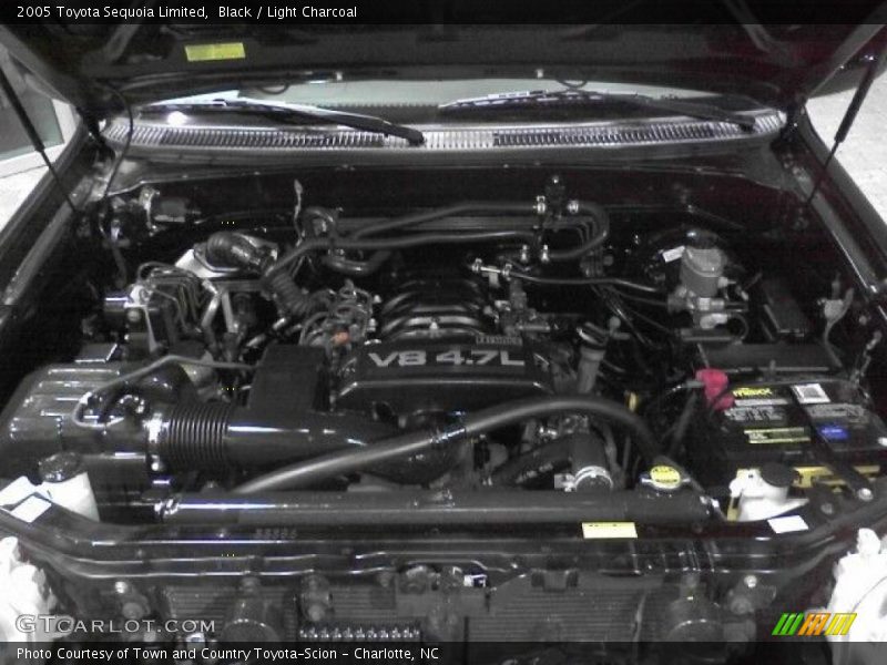Black / Light Charcoal 2005 Toyota Sequoia Limited