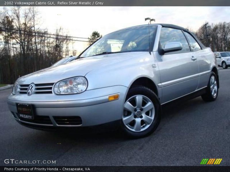 Reflex Silver Metallic / Grey 2002 Volkswagen Cabrio GLX