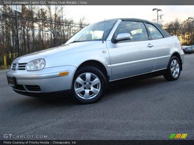 Reflex Silver Metallic / Grey 2002 Volkswagen Cabrio GLX