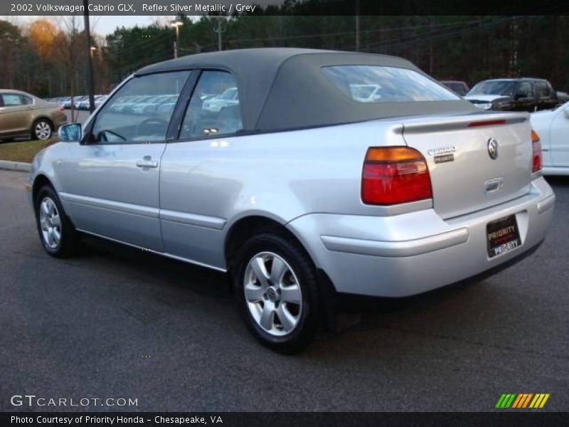 Reflex Silver Metallic / Grey 2002 Volkswagen Cabrio GLX