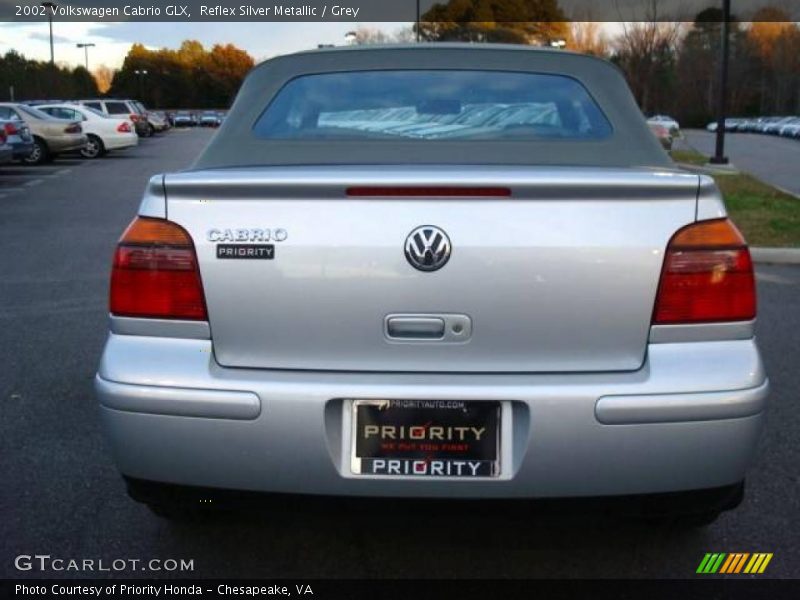 Reflex Silver Metallic / Grey 2002 Volkswagen Cabrio GLX
