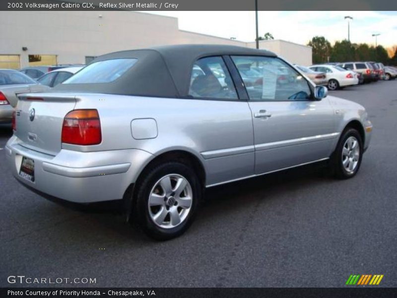 Reflex Silver Metallic / Grey 2002 Volkswagen Cabrio GLX