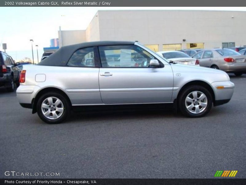 Reflex Silver Metallic / Grey 2002 Volkswagen Cabrio GLX