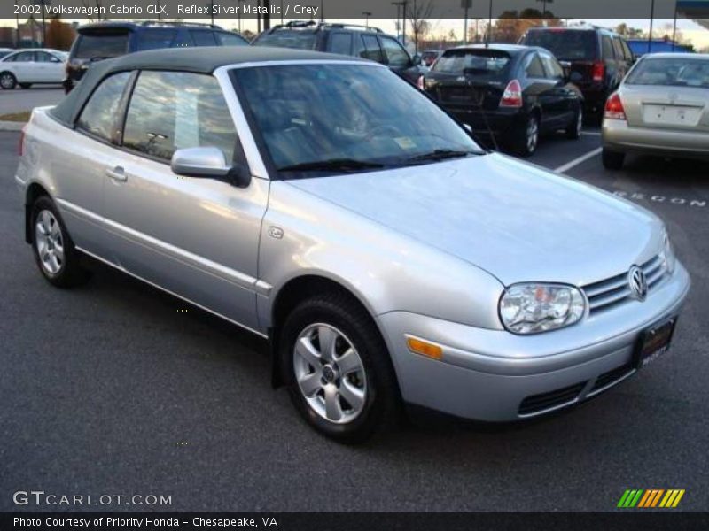 Reflex Silver Metallic / Grey 2002 Volkswagen Cabrio GLX