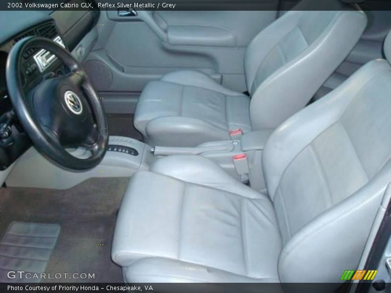 Reflex Silver Metallic / Grey 2002 Volkswagen Cabrio GLX