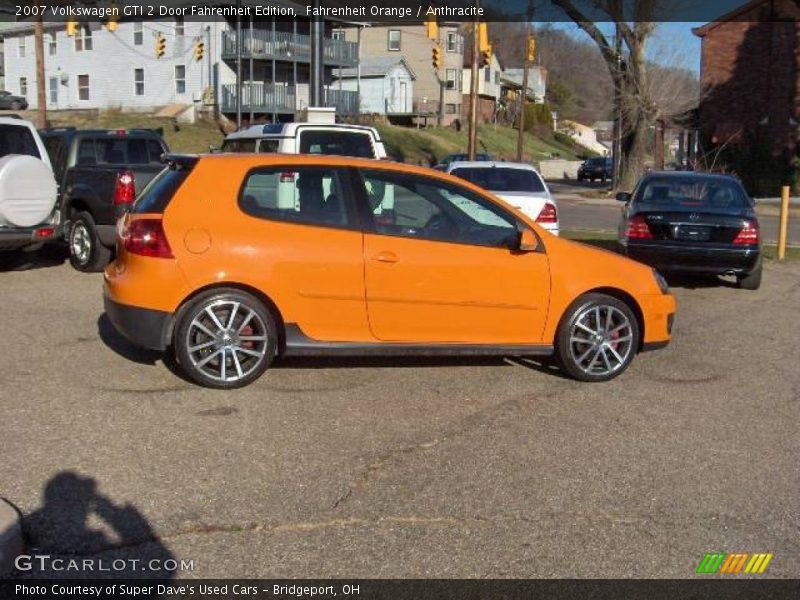 Fahrenheit Orange / Anthracite 2007 Volkswagen GTI 2 Door Fahrenheit Edition