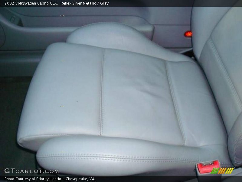 Reflex Silver Metallic / Grey 2002 Volkswagen Cabrio GLX