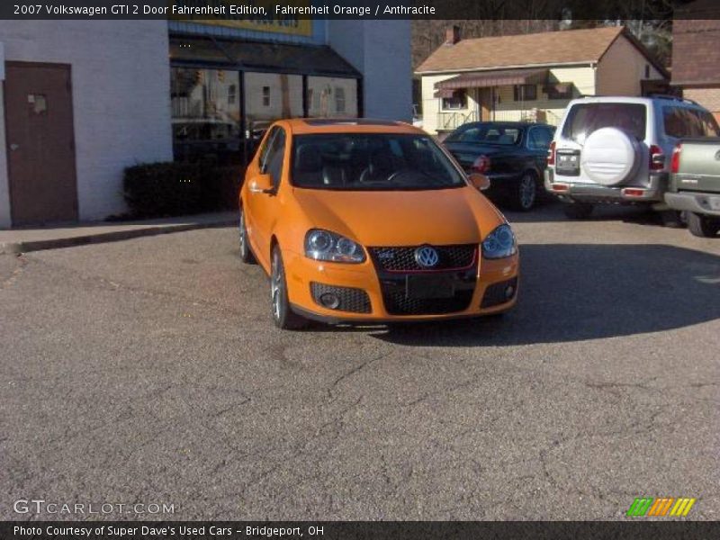 Fahrenheit Orange / Anthracite 2007 Volkswagen GTI 2 Door Fahrenheit Edition