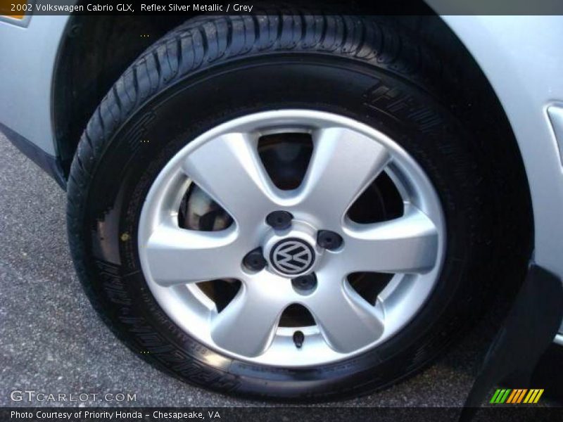 Reflex Silver Metallic / Grey 2002 Volkswagen Cabrio GLX