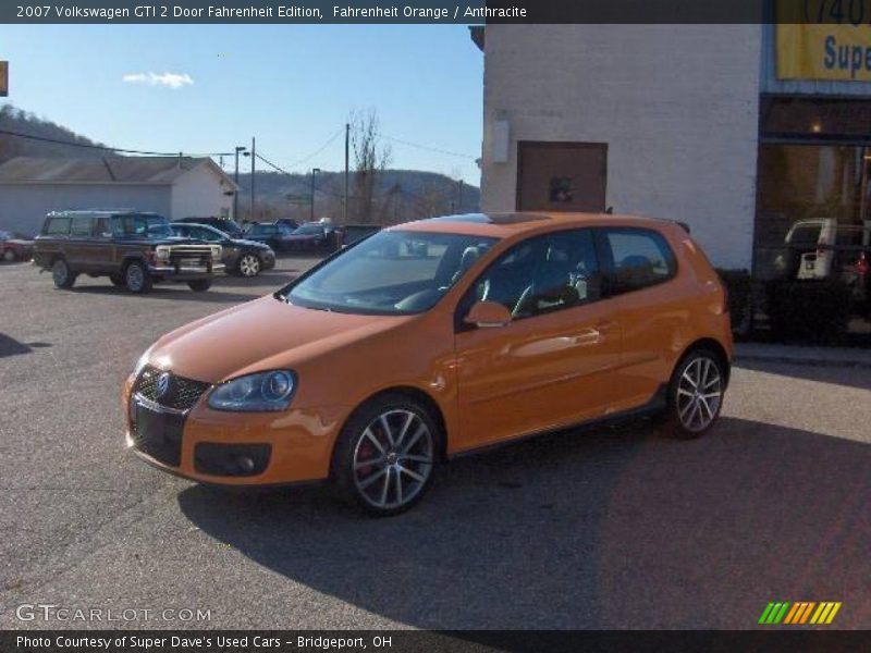 Fahrenheit Orange / Anthracite 2007 Volkswagen GTI 2 Door Fahrenheit Edition