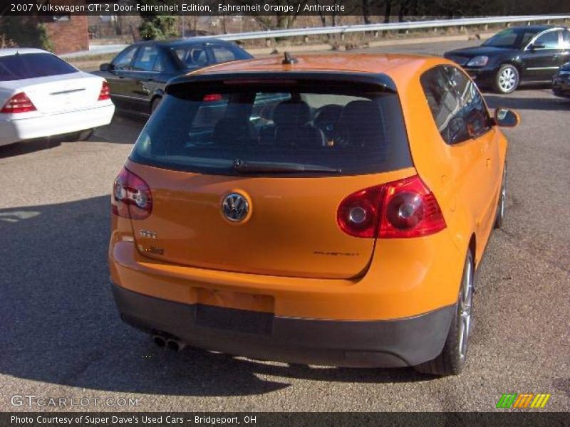 Fahrenheit Orange / Anthracite 2007 Volkswagen GTI 2 Door Fahrenheit Edition