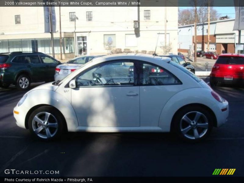 Campanella White / White 2008 Volkswagen New Beetle Triple White Coupe