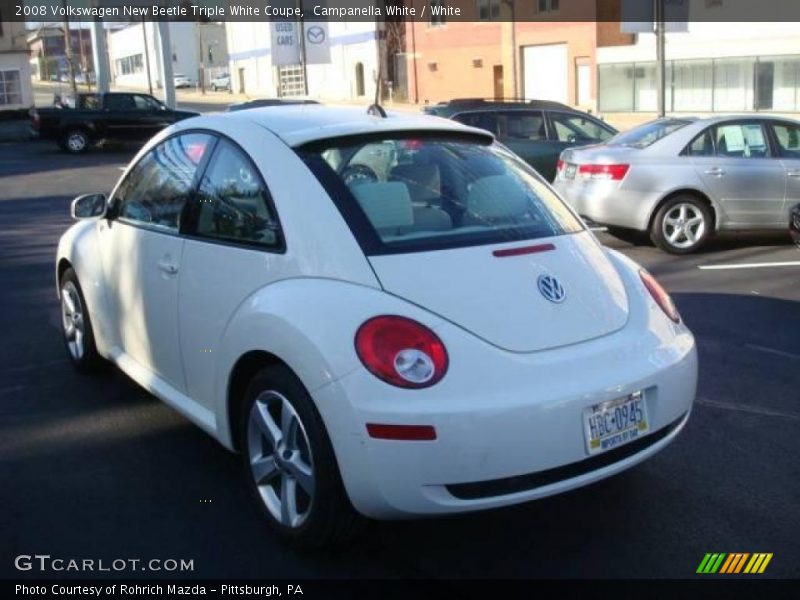 Campanella White / White 2008 Volkswagen New Beetle Triple White Coupe
