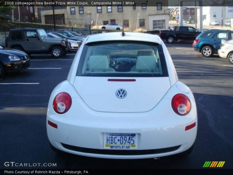 Campanella White / White 2008 Volkswagen New Beetle Triple White Coupe
