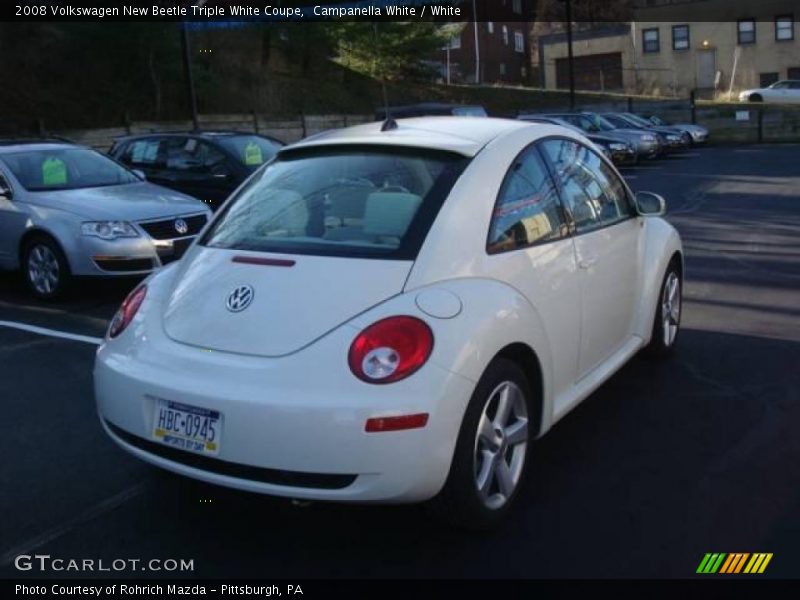 Campanella White / White 2008 Volkswagen New Beetle Triple White Coupe