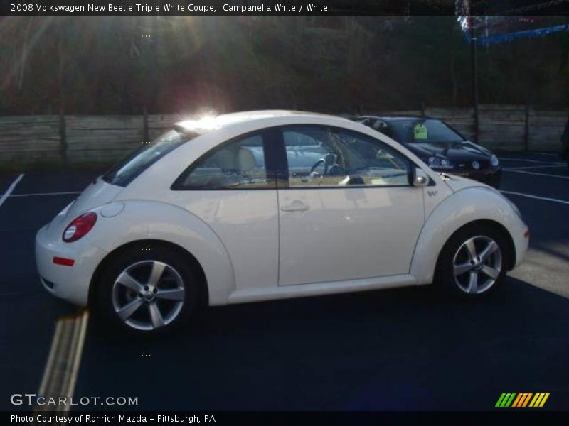 Campanella White / White 2008 Volkswagen New Beetle Triple White Coupe