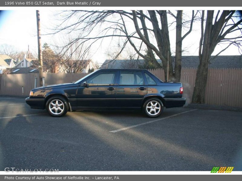 Dark Blue Metallic / Gray 1996 Volvo 850 GLT Sedan