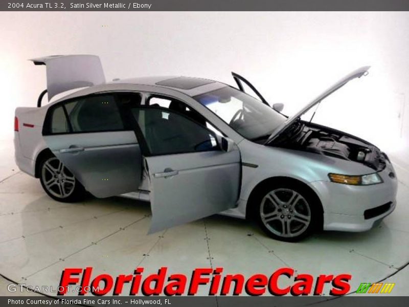 Satin Silver Metallic / Ebony 2004 Acura TL 3.2