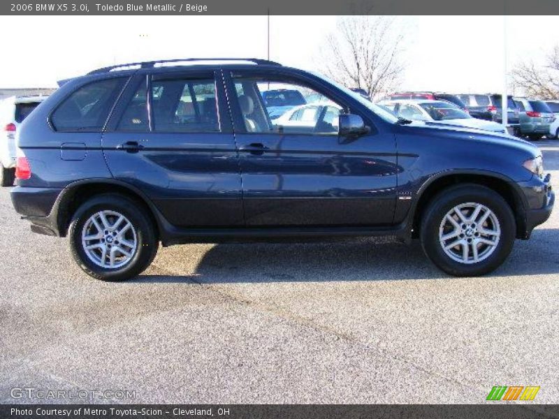 Toledo Blue Metallic / Beige 2006 BMW X5 3.0i