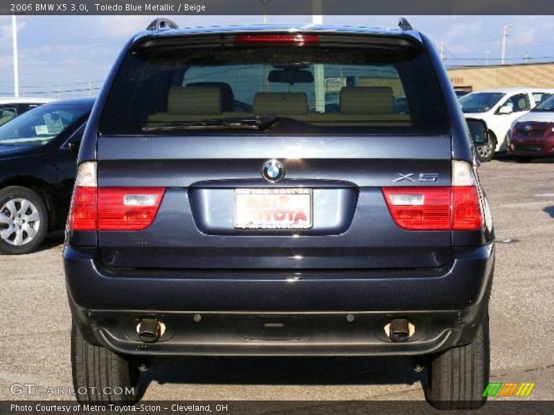 Toledo Blue Metallic / Beige 2006 BMW X5 3.0i