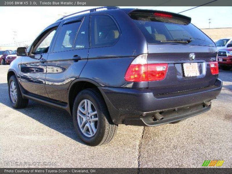 Toledo Blue Metallic / Beige 2006 BMW X5 3.0i