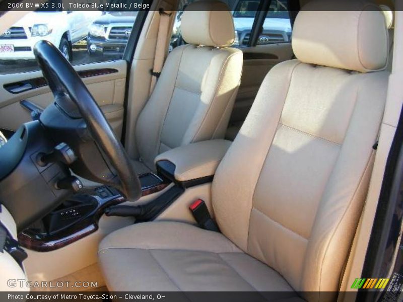 Toledo Blue Metallic / Beige 2006 BMW X5 3.0i