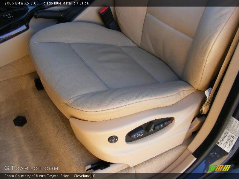 Toledo Blue Metallic / Beige 2006 BMW X5 3.0i
