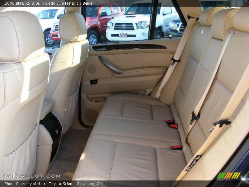 Toledo Blue Metallic / Beige 2006 BMW X5 3.0i