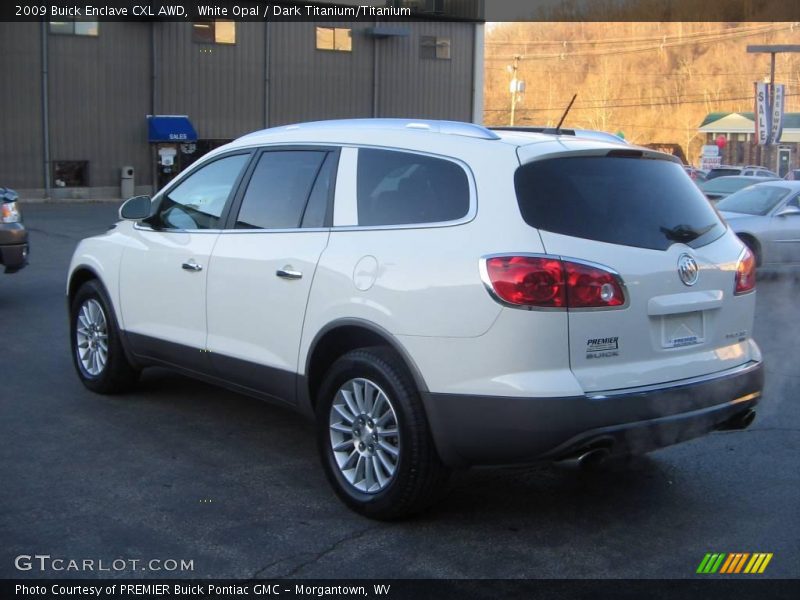 White Opal / Dark Titanium/Titanium 2009 Buick Enclave CXL AWD
