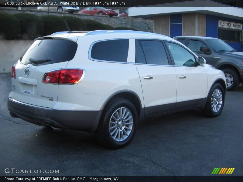 White Opal / Dark Titanium/Titanium 2009 Buick Enclave CXL AWD