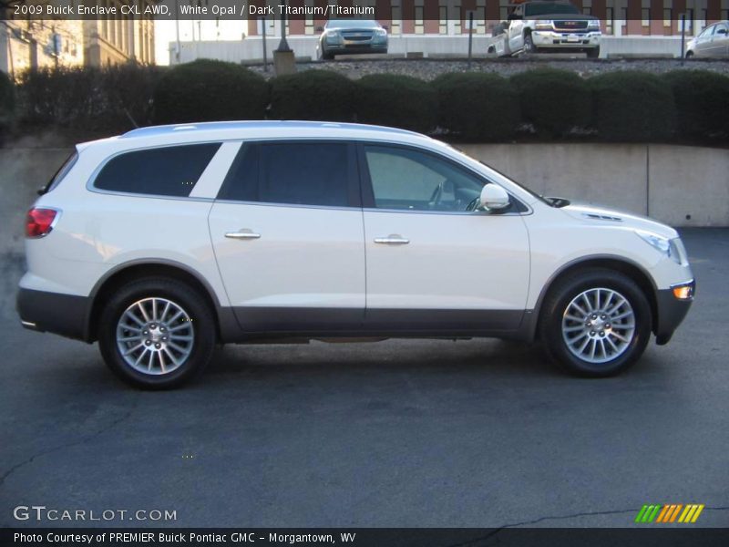White Opal / Dark Titanium/Titanium 2009 Buick Enclave CXL AWD