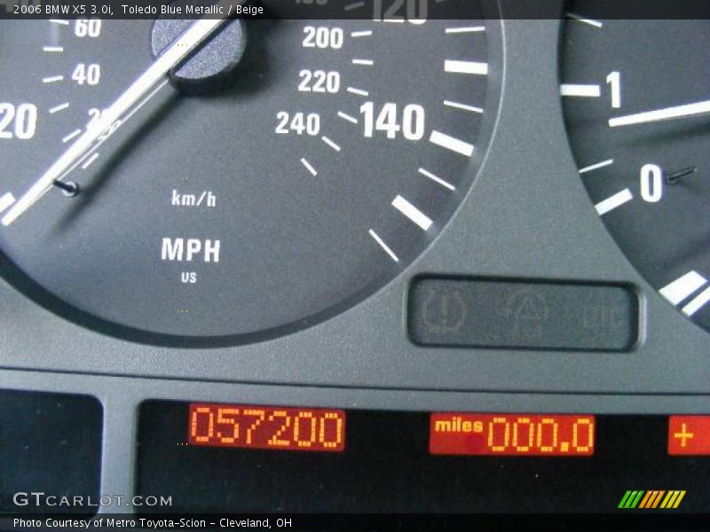 Toledo Blue Metallic / Beige 2006 BMW X5 3.0i