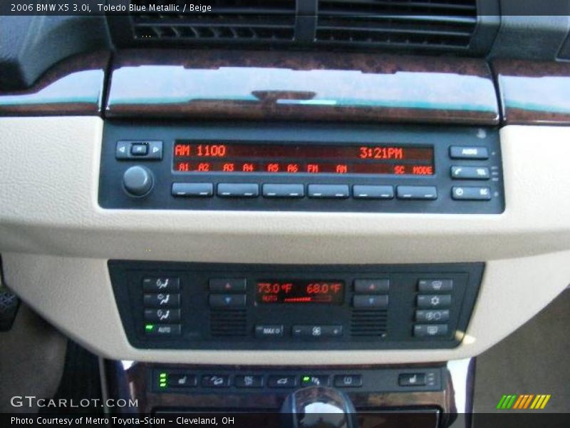 Toledo Blue Metallic / Beige 2006 BMW X5 3.0i