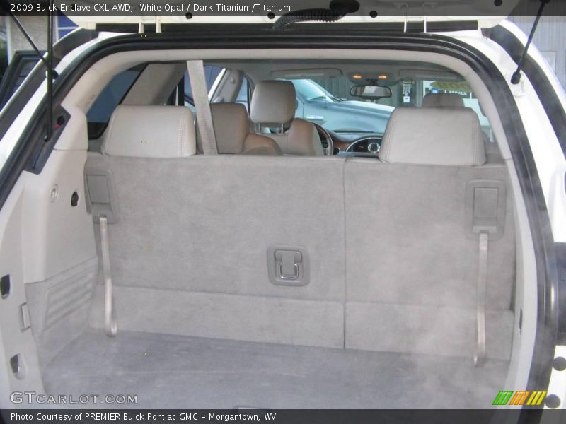 White Opal / Dark Titanium/Titanium 2009 Buick Enclave CXL AWD