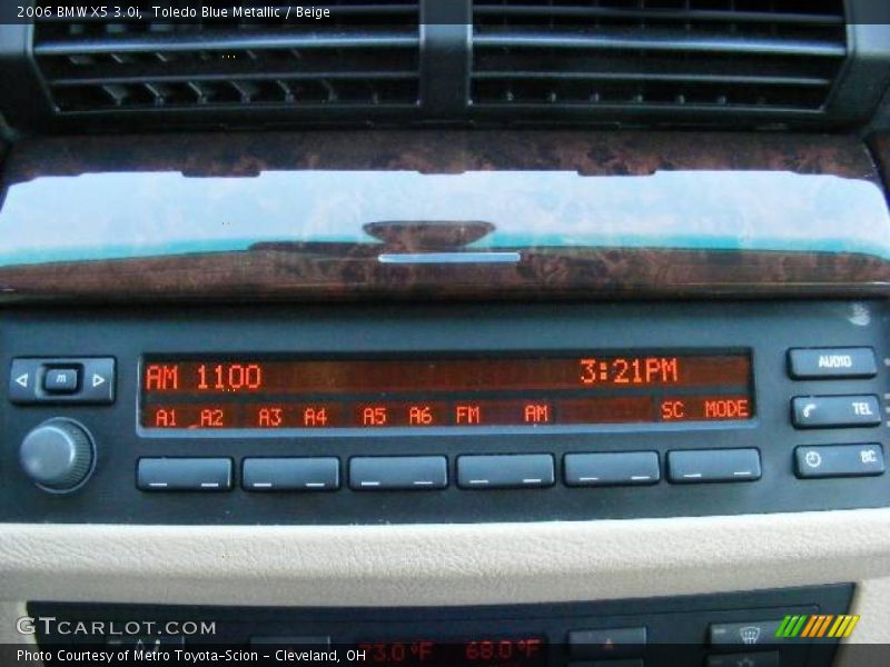 Toledo Blue Metallic / Beige 2006 BMW X5 3.0i