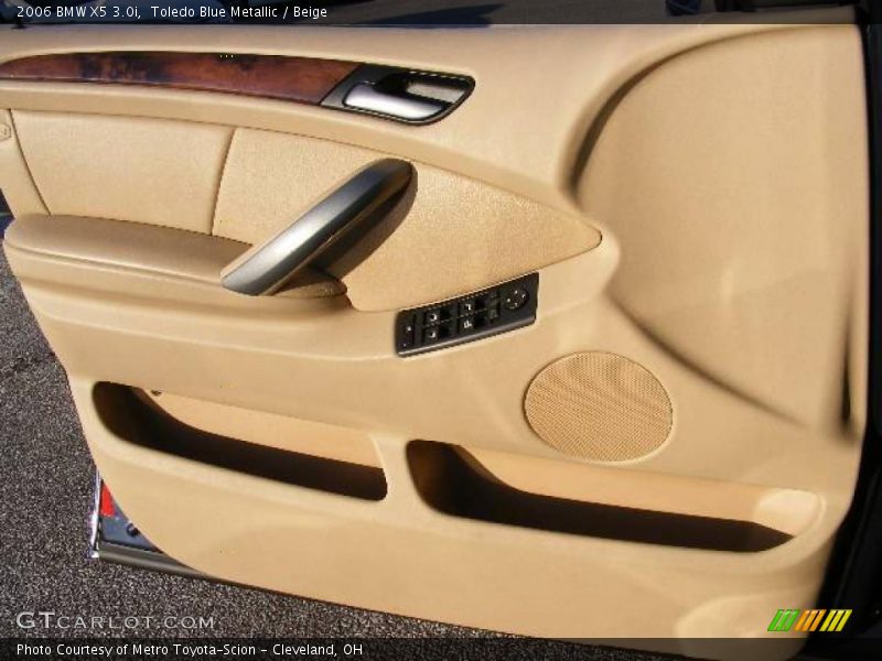 Toledo Blue Metallic / Beige 2006 BMW X5 3.0i