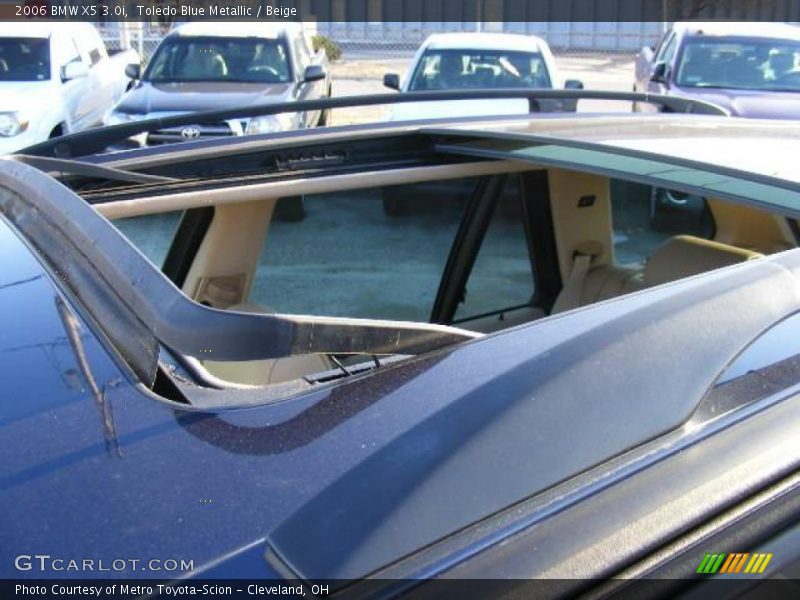 Toledo Blue Metallic / Beige 2006 BMW X5 3.0i