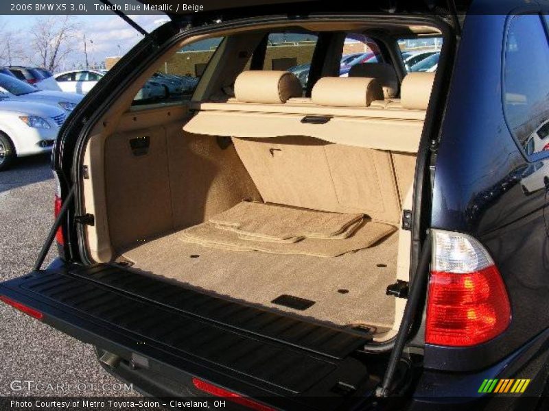 Toledo Blue Metallic / Beige 2006 BMW X5 3.0i