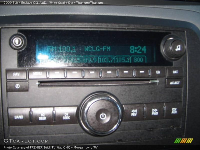 White Opal / Dark Titanium/Titanium 2009 Buick Enclave CXL AWD