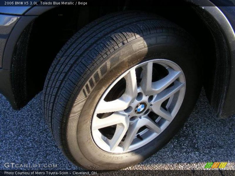 Toledo Blue Metallic / Beige 2006 BMW X5 3.0i