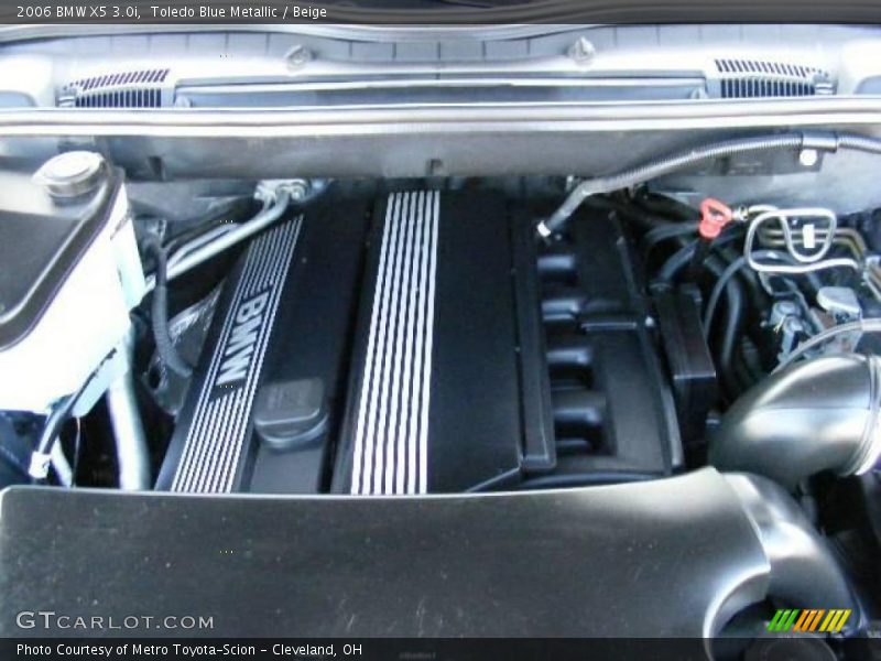 Toledo Blue Metallic / Beige 2006 BMW X5 3.0i