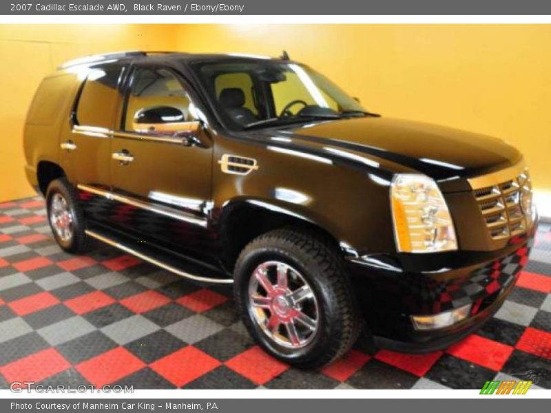 Black Raven / Ebony/Ebony 2007 Cadillac Escalade AWD