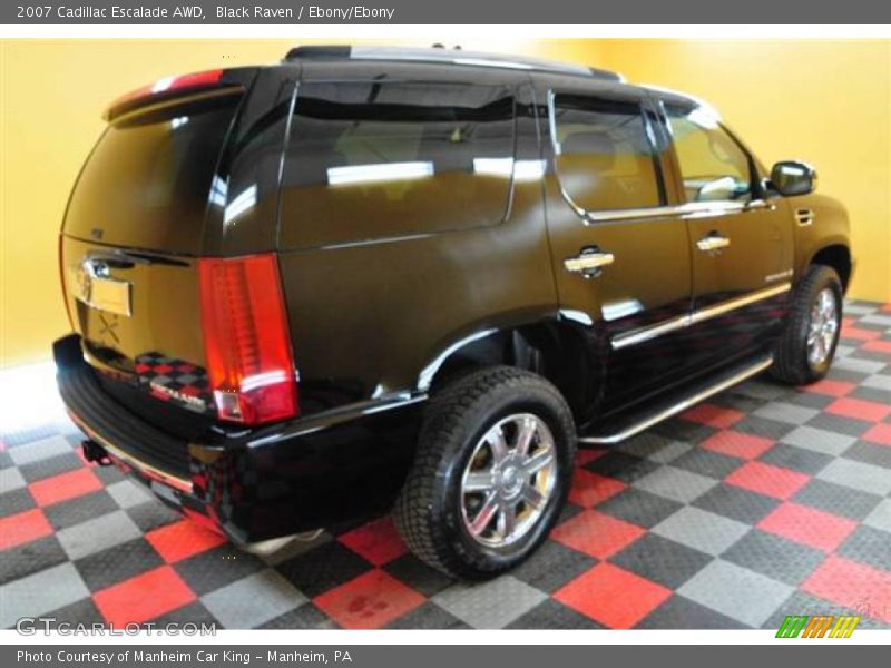 Black Raven / Ebony/Ebony 2007 Cadillac Escalade AWD