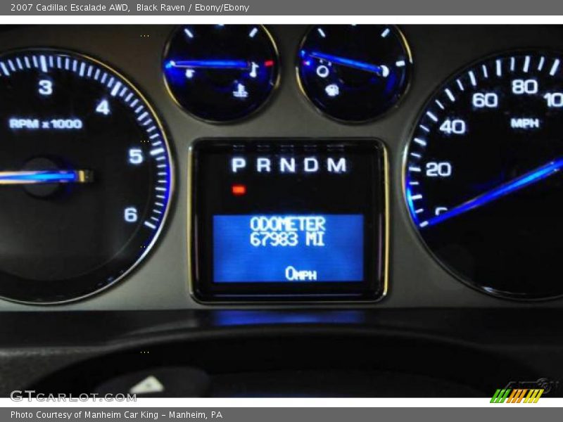 Black Raven / Ebony/Ebony 2007 Cadillac Escalade AWD