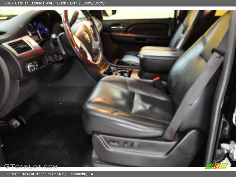 Black Raven / Ebony/Ebony 2007 Cadillac Escalade AWD