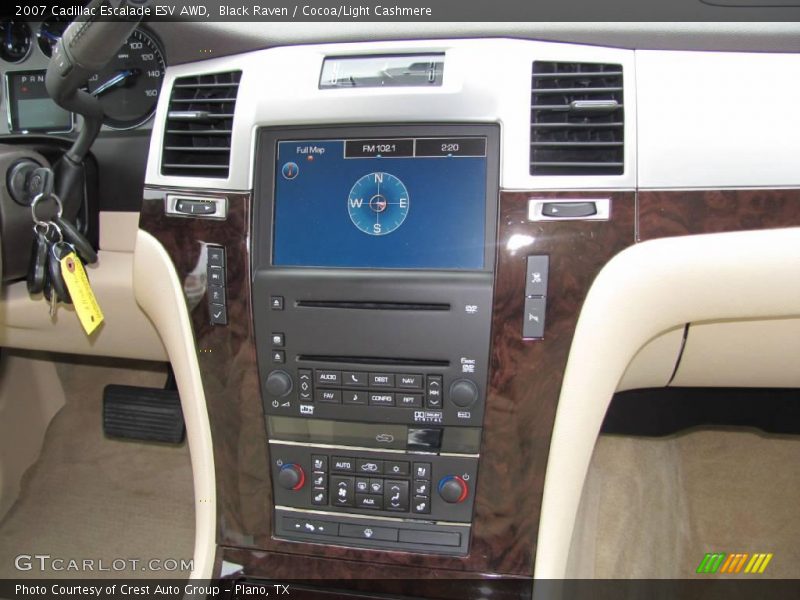 Black Raven / Cocoa/Light Cashmere 2007 Cadillac Escalade ESV AWD